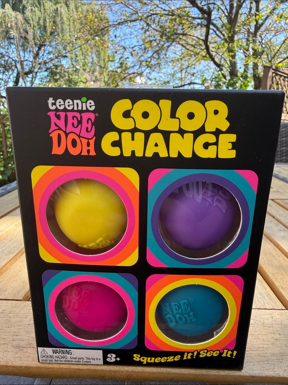 needoh Color Change Play Putty - Yellow, Purple, Pink, Blue
